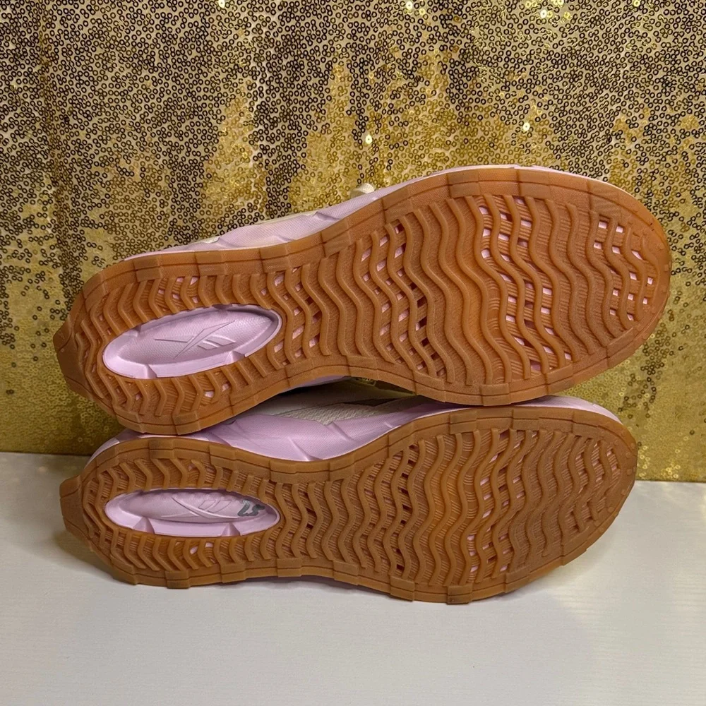 Reebok Vizome Big Girl  Cream and pink  Sneakers